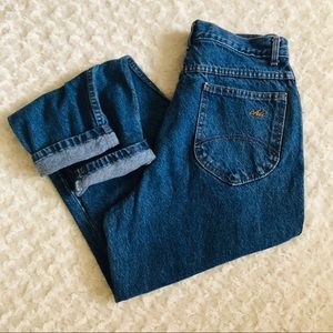 Vintage Chic High Rise Waisted Mom Jeans 90s Style